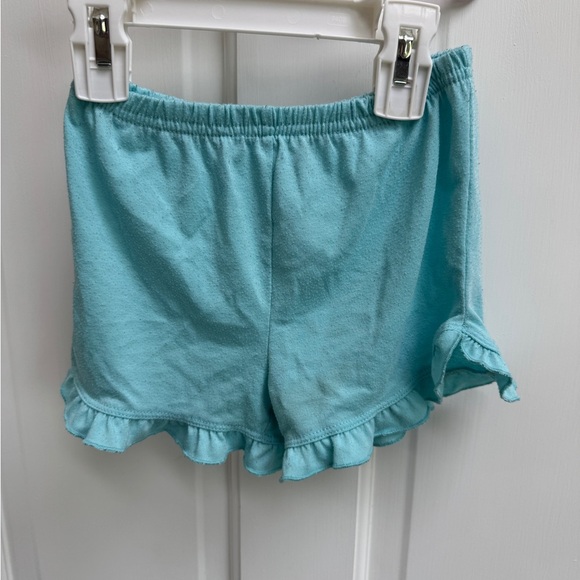 Child of Mine by Carter's 3T Girls Blue Ruffle Hem Pajama Bottoms Shorts - Picture 1 of 5